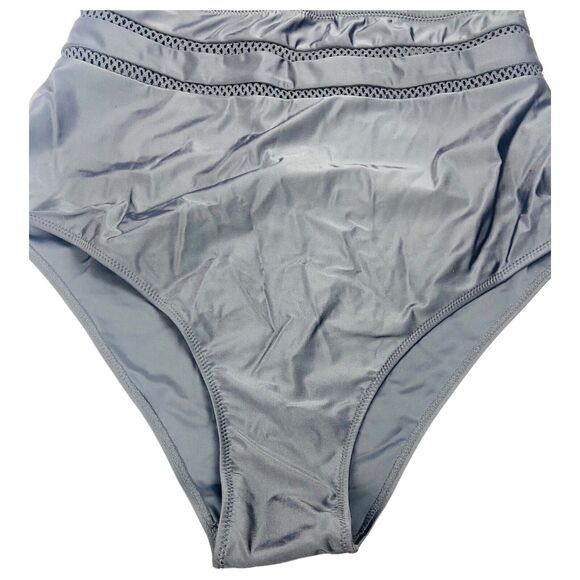 Temp Me Black Swimsuit-one-piece Crossback Size 24W Deep V Neck for Women's - Picture 3 of 9